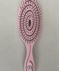 Large oval brush pastel pink
