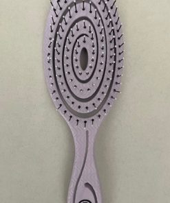 Large oval brush pastel mauve